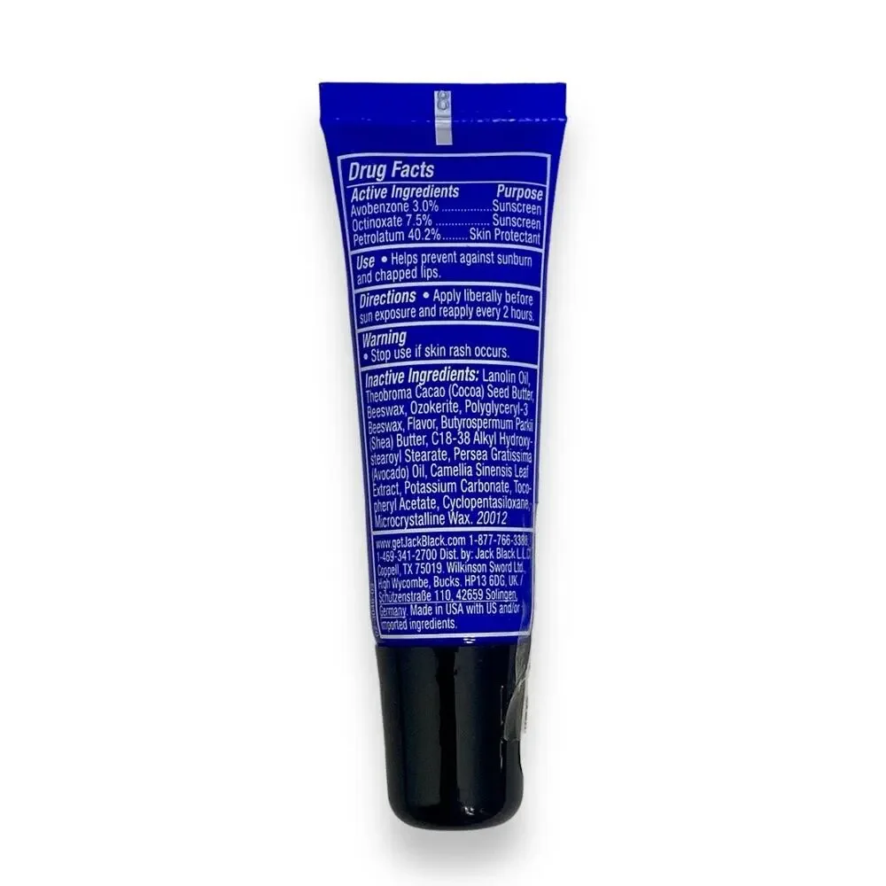 NWT Jack Black Intense Therapy Lip Balm Pineapple Mint 0.25 oz
